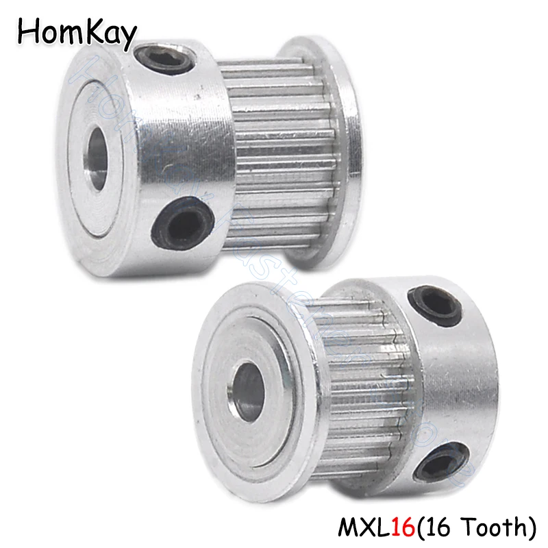 

16T MXL Timing Pulley Bore 3 3.175 4 5 6 6.35mm MXL 16 Tooth Synchronous Wheels 3D Printer Parts for Belt width 6 10mm