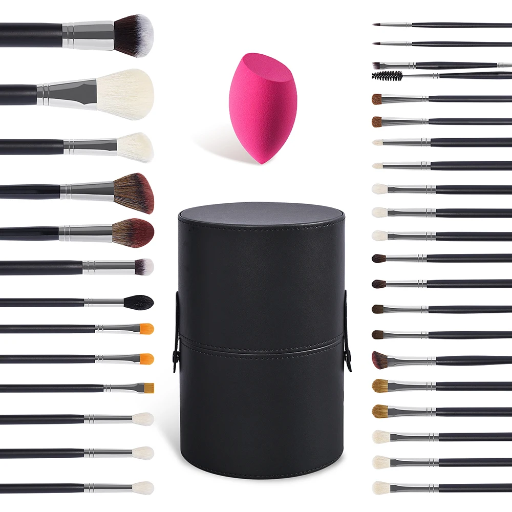 

10pcs Professional Makeup Brushes Foundation Eye Shadow Loose Powder Brush Face Cosmetic Blending Brush Make Up Beauty Tools