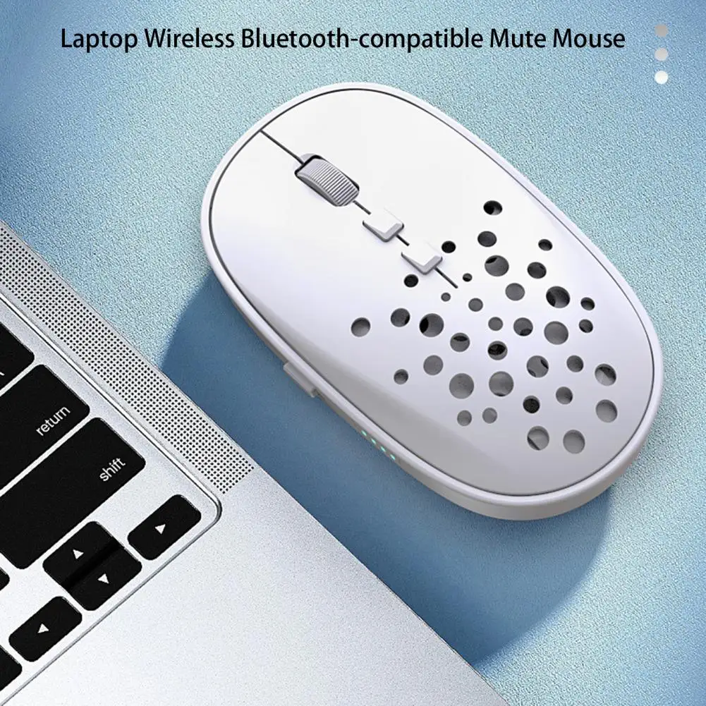 

1 компл. Практичная быстрая реакция компактный размер Bluetooth-совместимая игровая мышь с приемником набор компьютерных принадлежностей