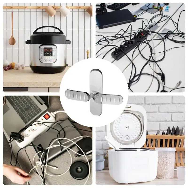 Органайзер для кухонного кабеля органайзер шнура 4 шт. крючки управления