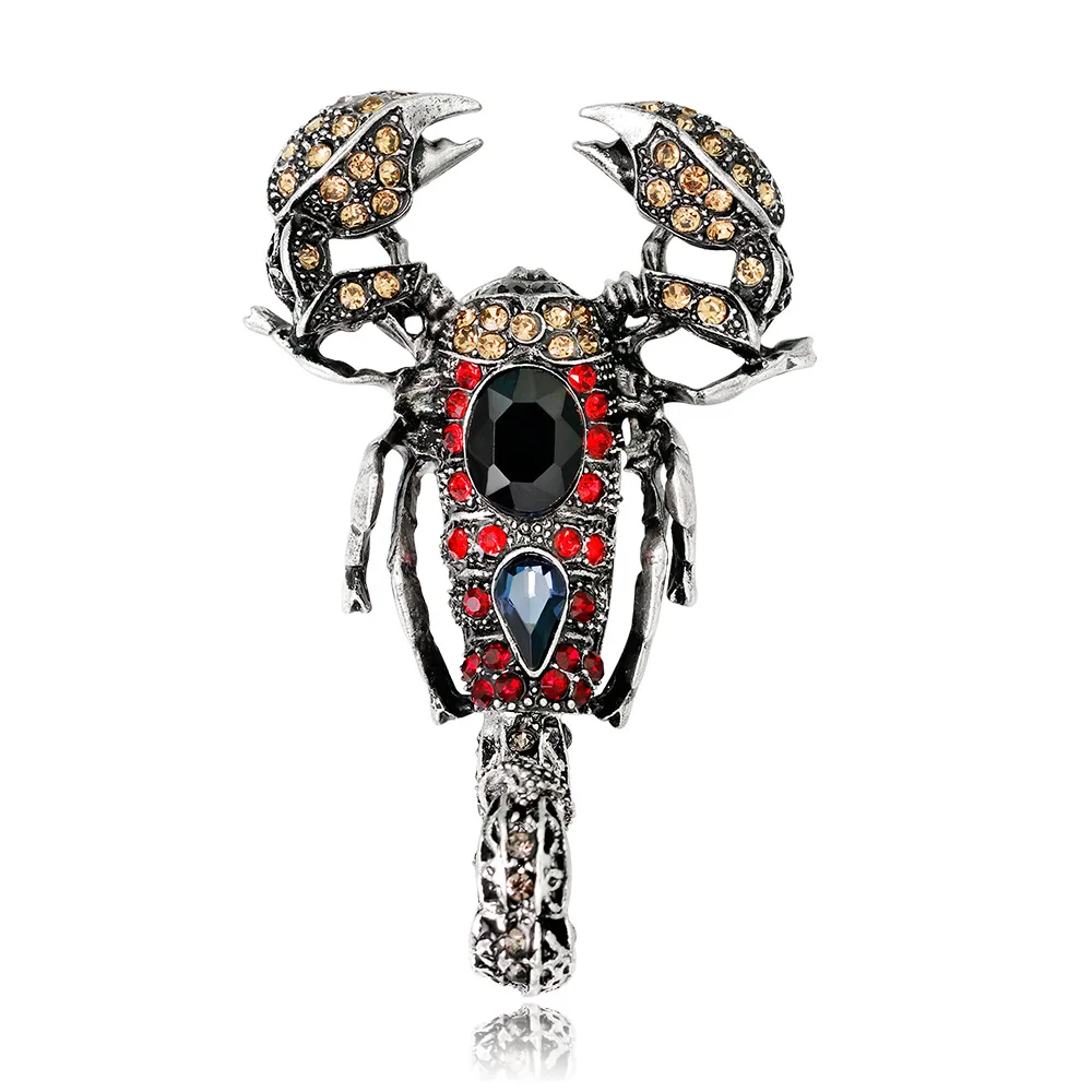 

Vintage Personality Scorpion Exquisite Diamond Alloy Brooch