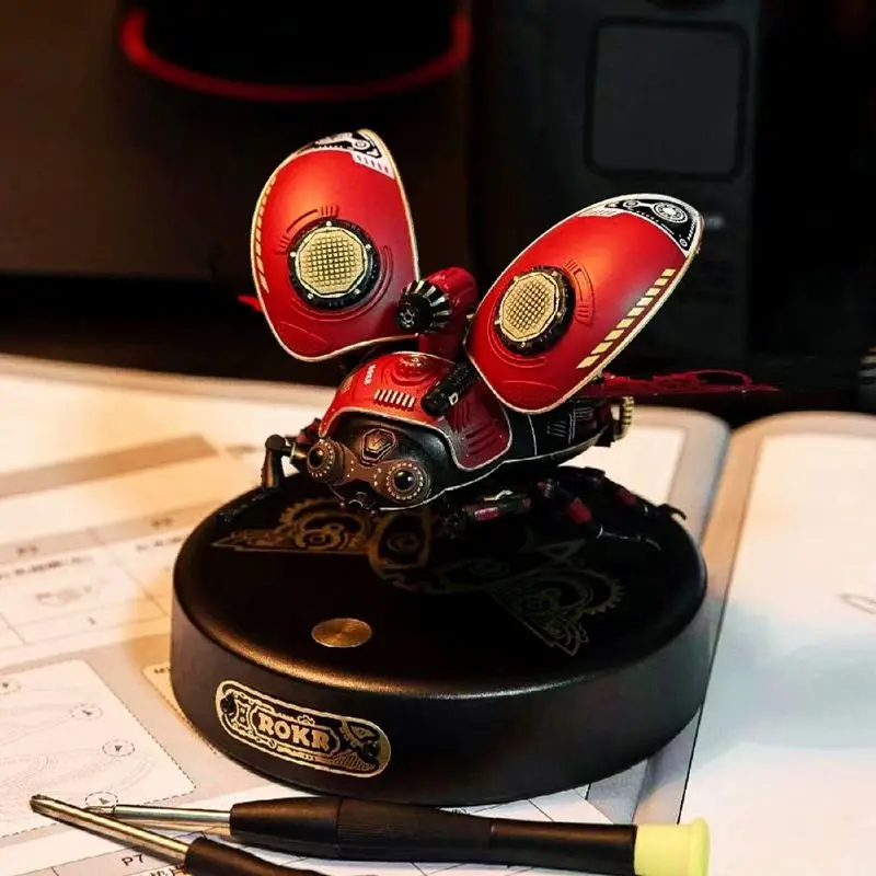 

Intelligent Rhinoceros Beetle Battlefield Scorpion Giant Stag Beetle Mechanical Model Assembled Handmade Model Toy