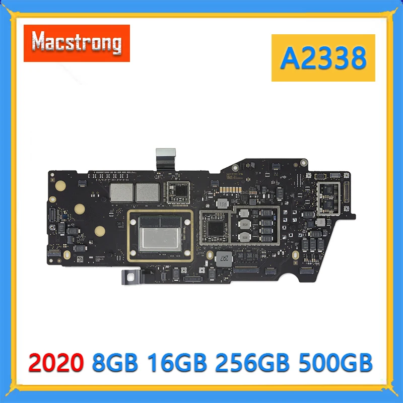 

Original A2338 Motherboard For MacBook Pro 13" M1 A2338 Logic Board EMC 3578 8GB 16GB 256GB 500GB 820-02020-11