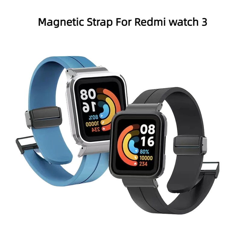 

Ремешок силиконовый для Redmi Watch 3, сменный спортивный браслет для смарт-часов