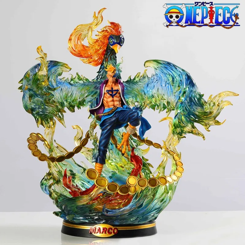 

One Piece 41cm Marco The Phoenix Figure Gk Statue Anime Figures Pvc Figurines Collectible Model Decoration Ornaments Toys Gifts