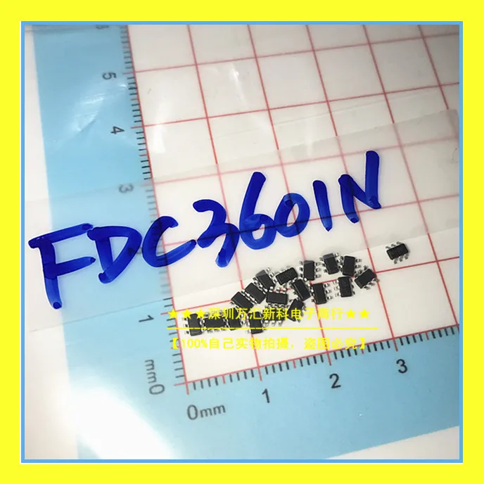 

10 шт. Оригинальный Новый FDC3601N FAIRCHILD SOT163 FDC3601