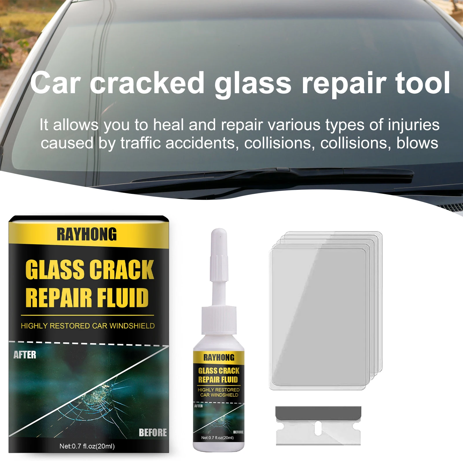 

Набор инструментов для ремонта автомобильных треснувших стекол, инструменты для самостоятельного ремонта автомобильных окон, жидкость дл...