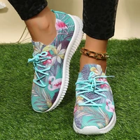 womens spring ladies flat shoes casual women vulcanized summer light mesh breathable female running neon sneakers platforms