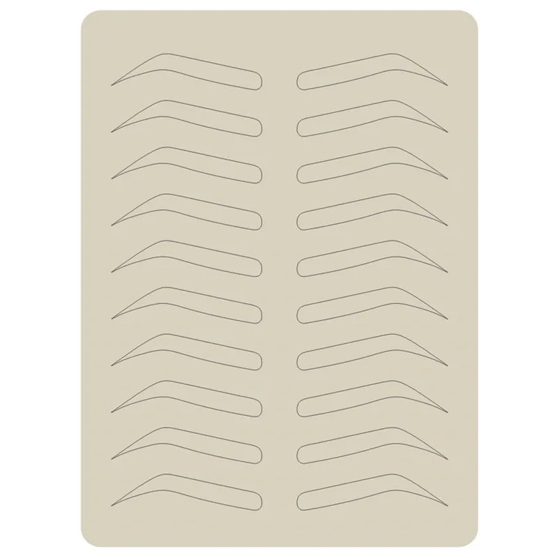 

Microblading Eyebrow Tattoo Practice Skin Eyebrow Permanent Makeup Supplies Eyebrow Training Skin