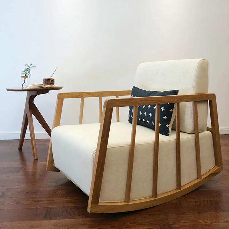 

Arm Accent Chair Vanity Designer Sofa Individual Art Live Room Rocking Chair Wood Computer Design Muebles Para El Hogar Armchair