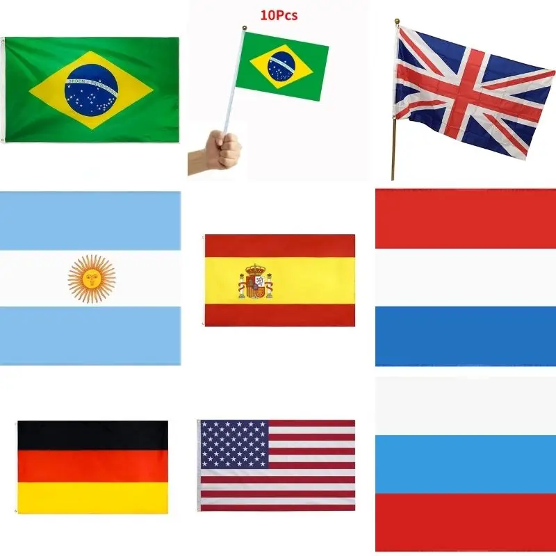 

Brazil National Flag 90x150cm Polyest Brazil Design Brazilian Digital Print Banner Flag for Celebration World Flags Decoration