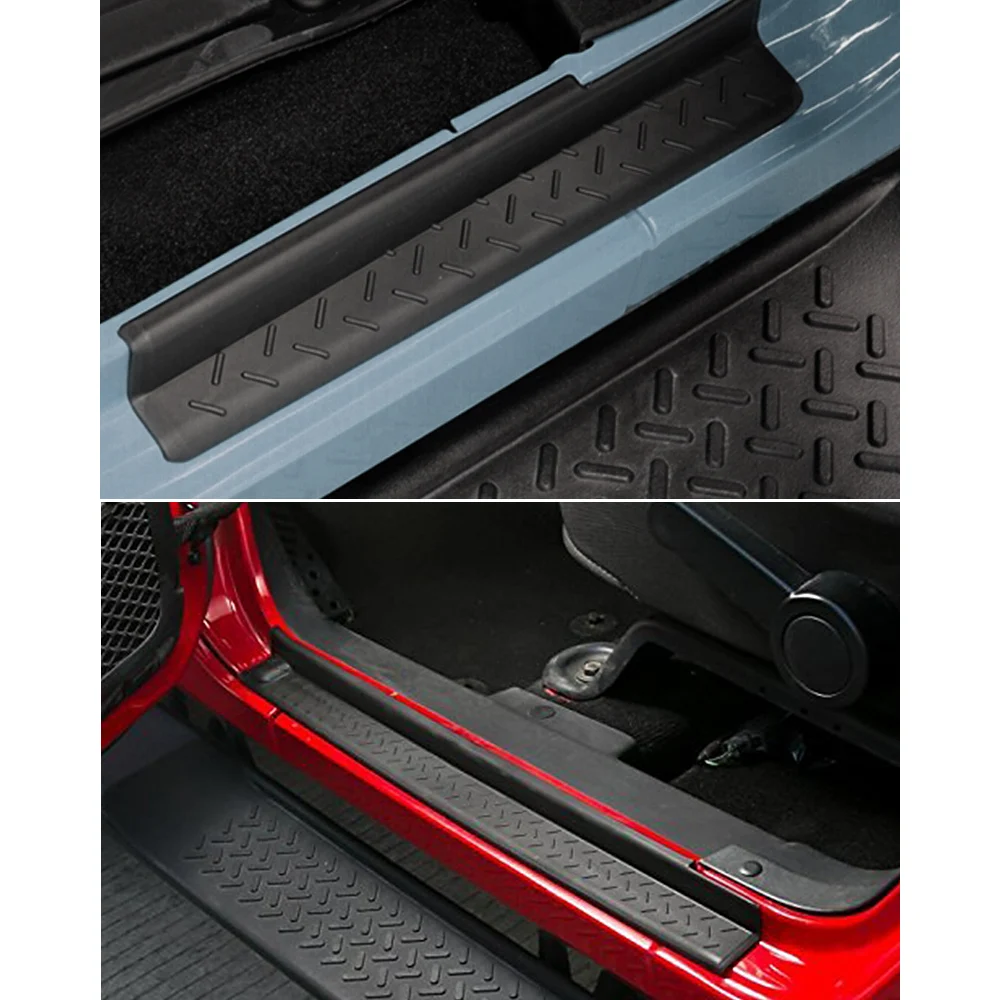 

4 шт., защитные накладки на пороги входной двери для Jeep Wrangler JK 2007-2016