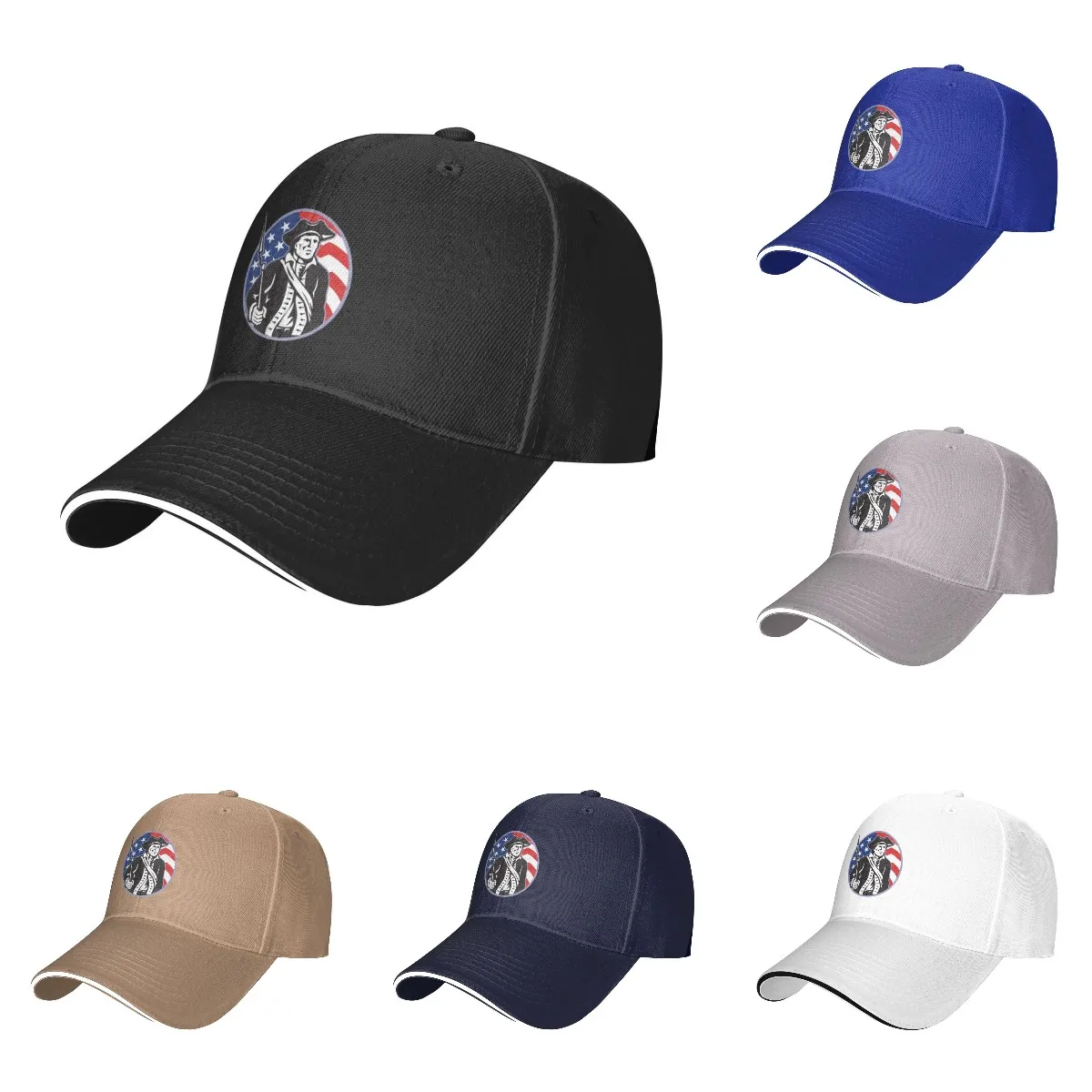 

Washington Birthday Baseball Cap Adjustable Cotton or Polyester Lightweight Accesorios Hombre Hats Unisex Casual Holiday