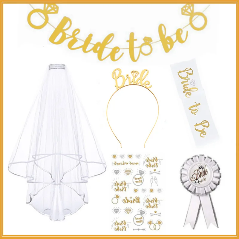 Свадебные украшения для невесты свадебная фата вечеринки атласный пояс