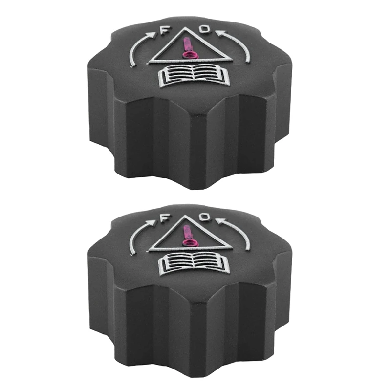 

2X Coolant Expansion Bottle Radiator Cap Oil Tank Filler Cap For Peugeot Citroen 1306J5 9638001280