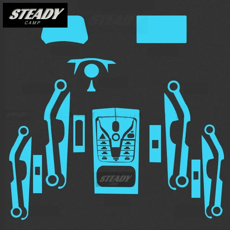 Прозрачные аксессуары для салона автомобиля BYD Atto 3 Yuan Plus 2022 2023