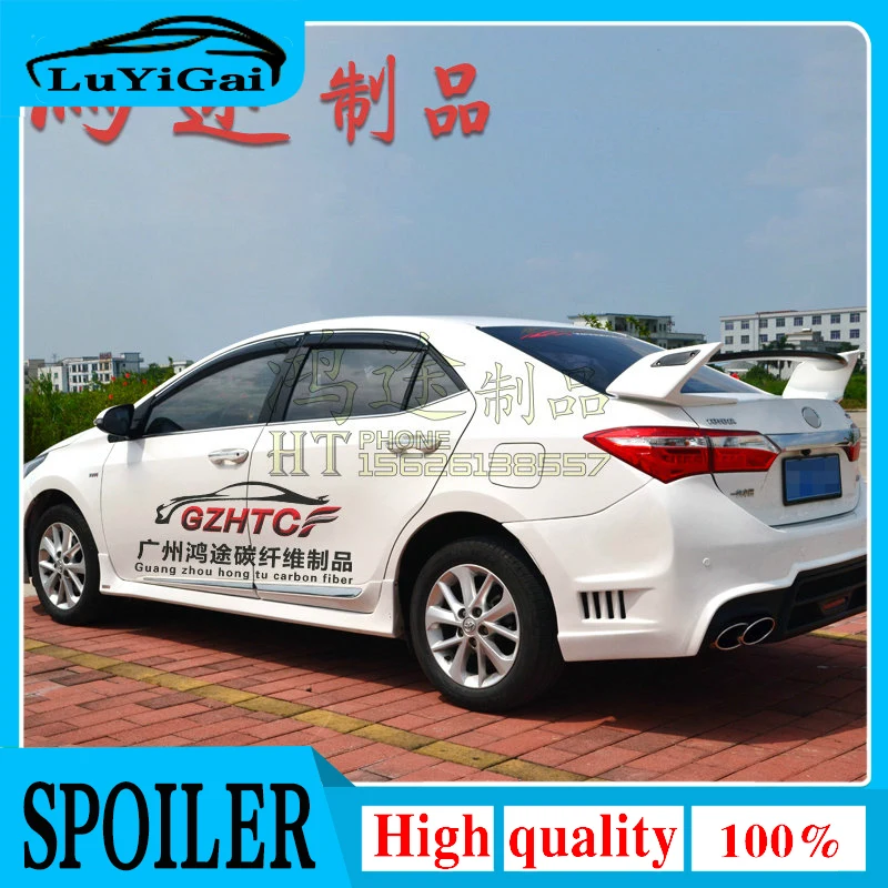 Подходит для Toyota 2014 GT COROLLA Задний спойлер из углеродного волокна