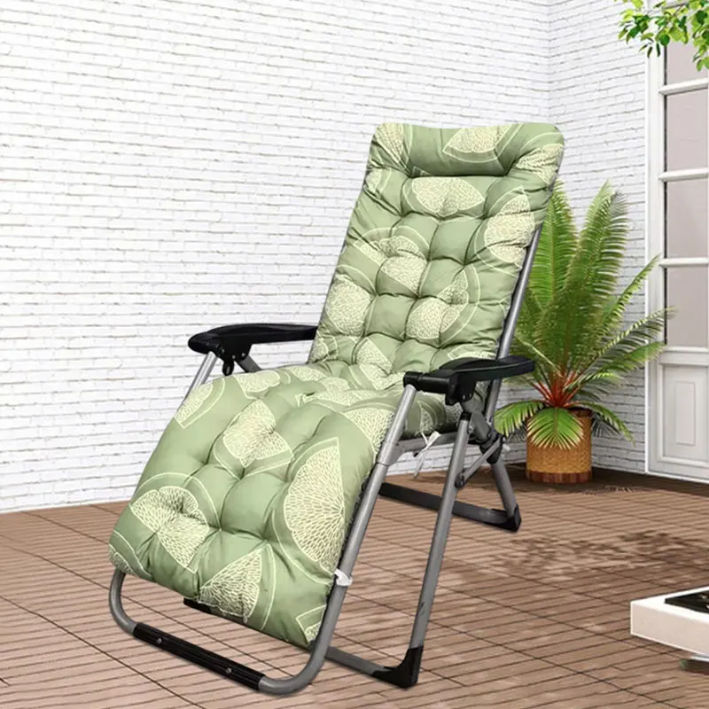 

170cm Recliner Cushion Long Reclining Chairs Foldable Soft Thicken Cushion Garden Lounger Chair Cushion Window Couch Floor Pads