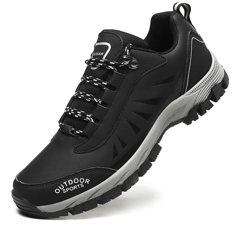 

Big Size Outdoor Anti Slip Running Shoes Men High Quality Sneakers Men's Sports Shoes Sport Men Black Trekking Trecking GME-2260