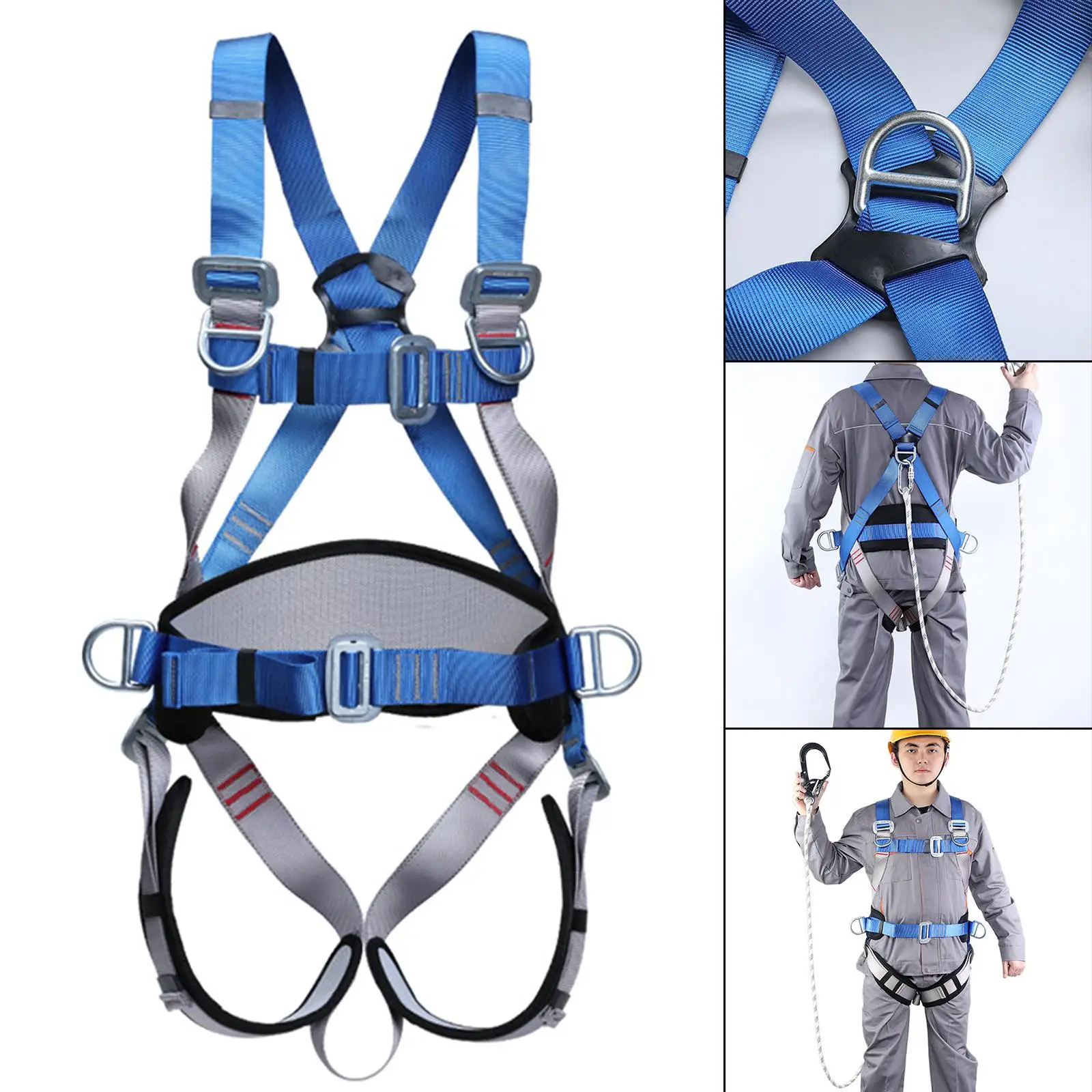 

Climbing Harness Safety Harness Belt Fall Protection for Rappelling Caving Fire