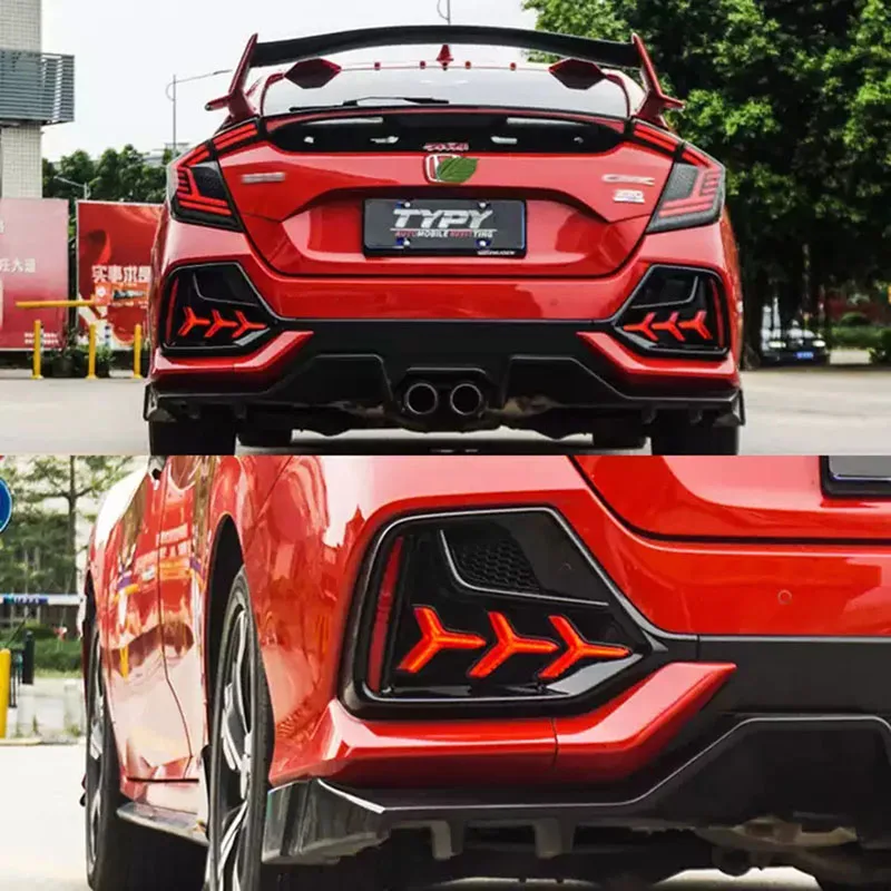 Задний бампер для автомобиля задний фонарь honda civic 2016-2021