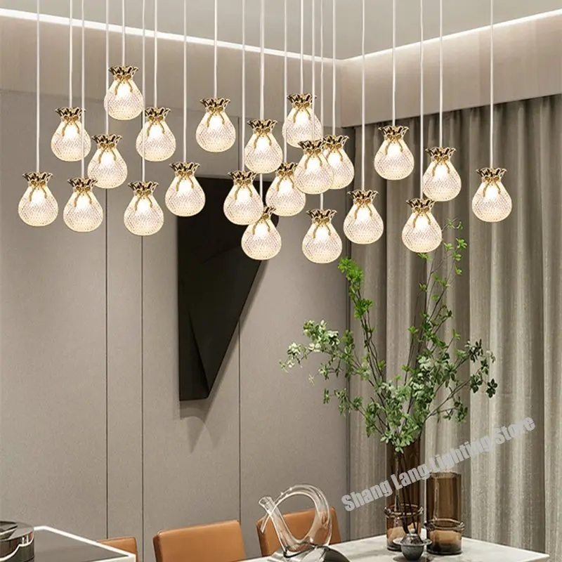 

Подвесная люстра для гостиной, спальни, коридора, лестницы