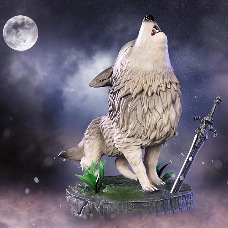 

Статуэтка Wolf Sif Q Version, модель животного, фигурка, орнамент, коллекционная демонстрация, креативная Веселая игрушка, детские подарки