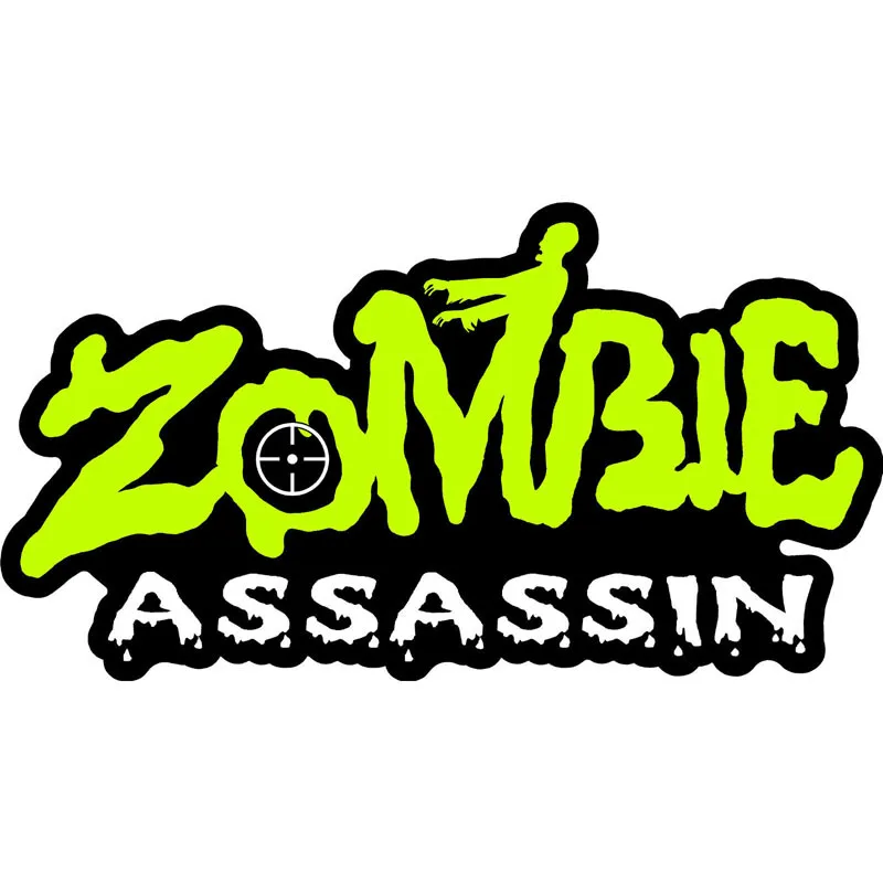 ZOMBIE ASSASSIN классический дизайн индивидуальные автомобильные наклейки для авто