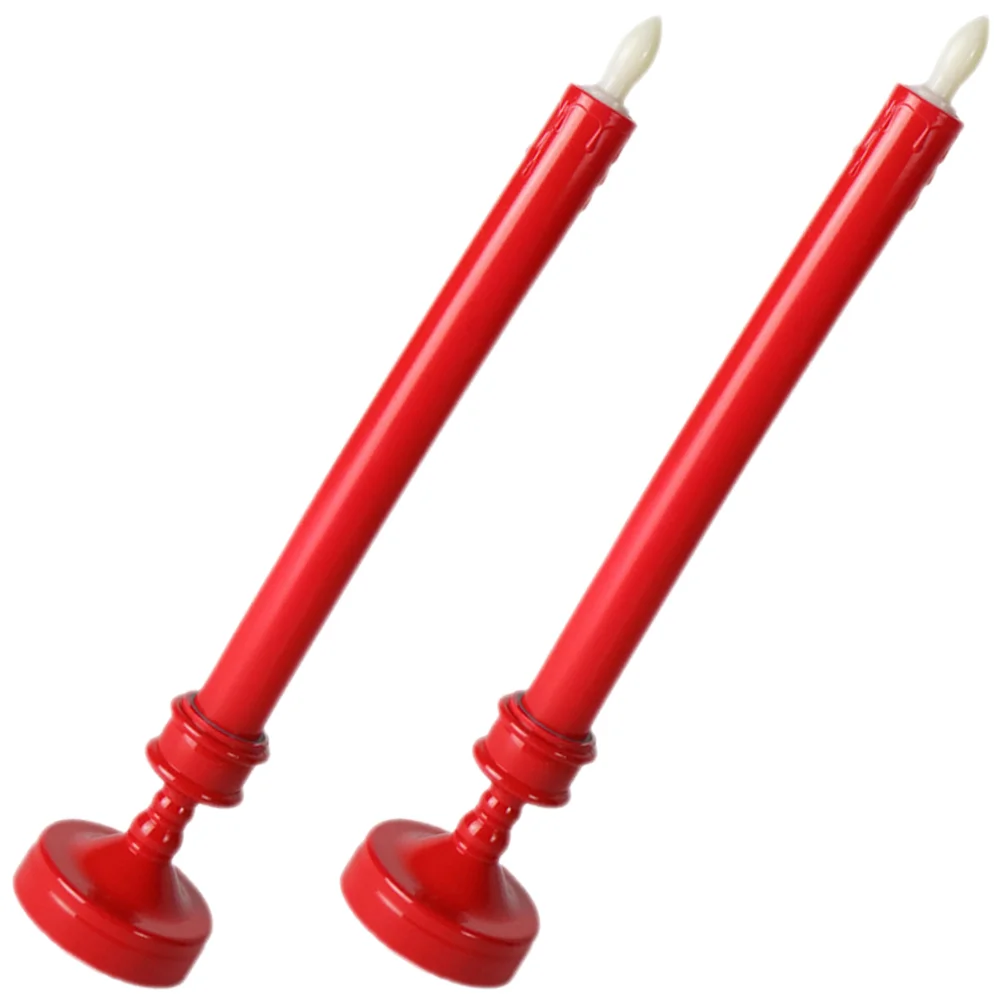 

2pcs Lights Decorative Lights Reusable LED Candles Lights Flameless Candles