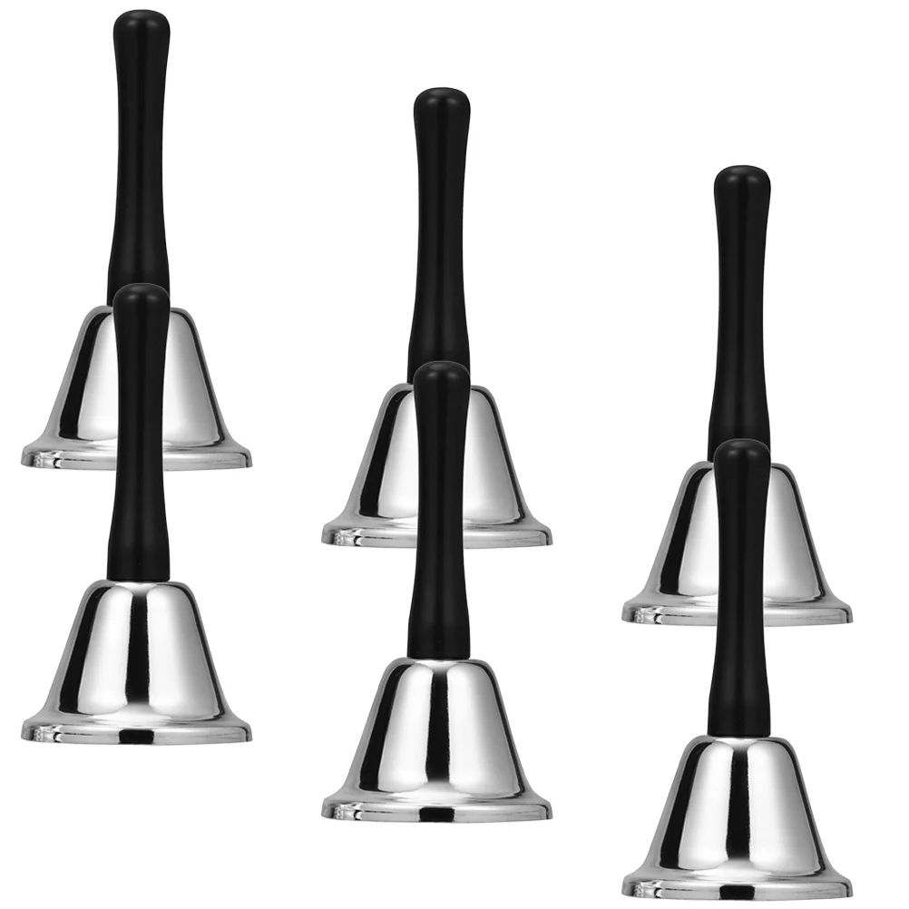 

6 шт., металлические настольные колокольчики для ресторана