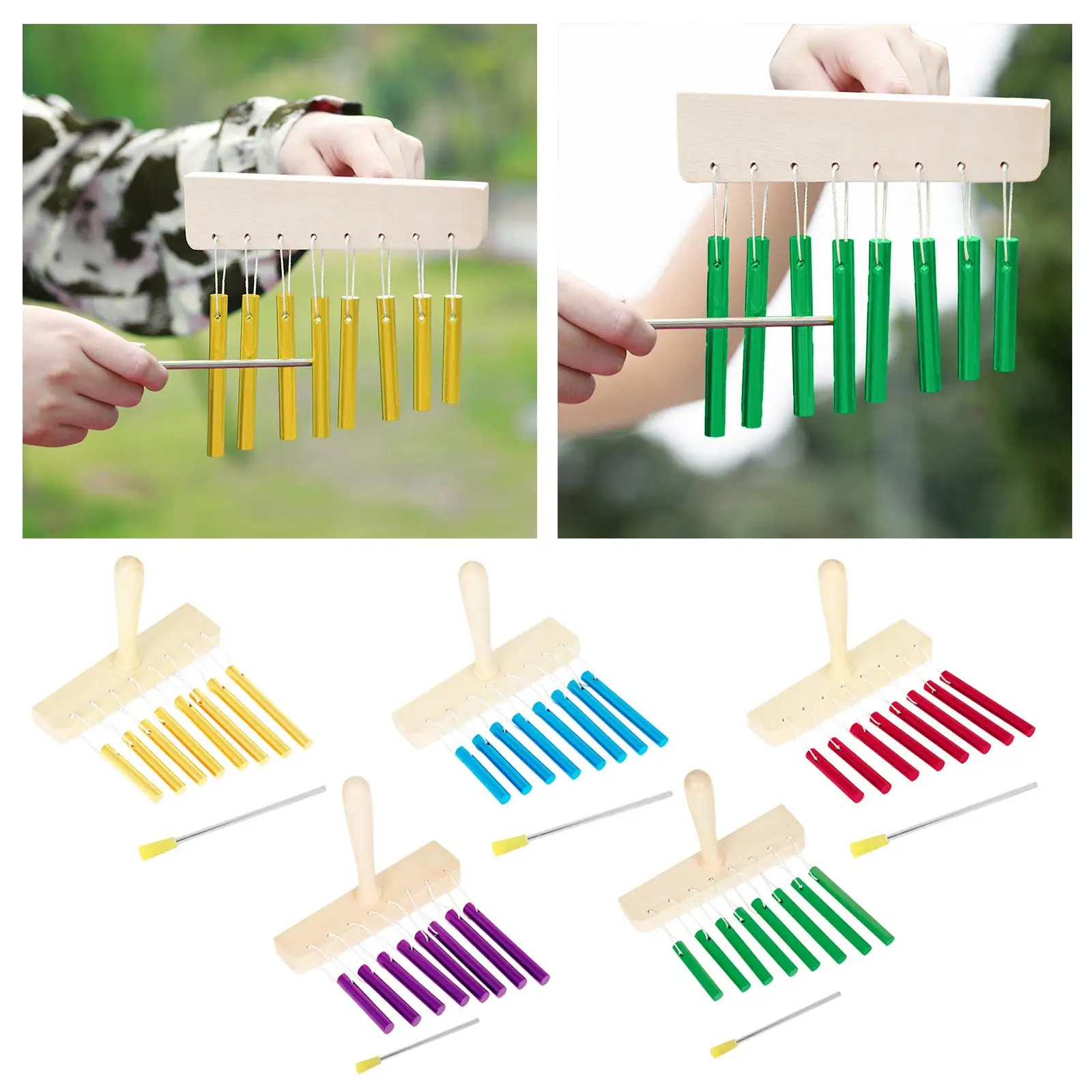 8-нотный ручной колокольчик музыкальный инструмент для детей подарки на день