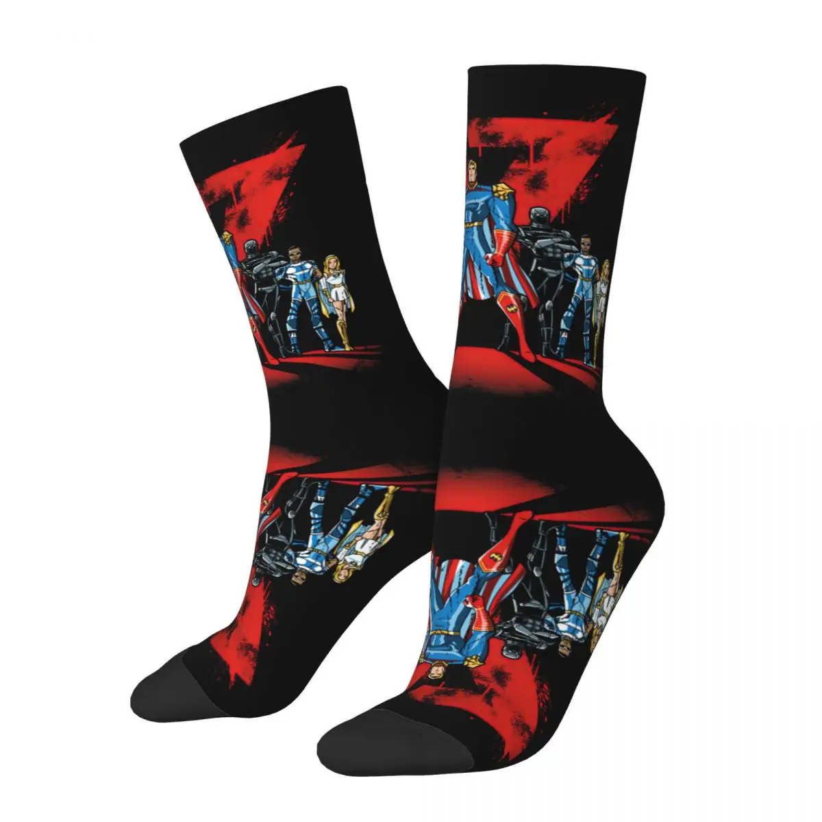 

TV Show The Boys TV Series Socks Men Women Comfortable Casual Socks Hip Hop Merchandise Middle TubeSocks Christmas Present