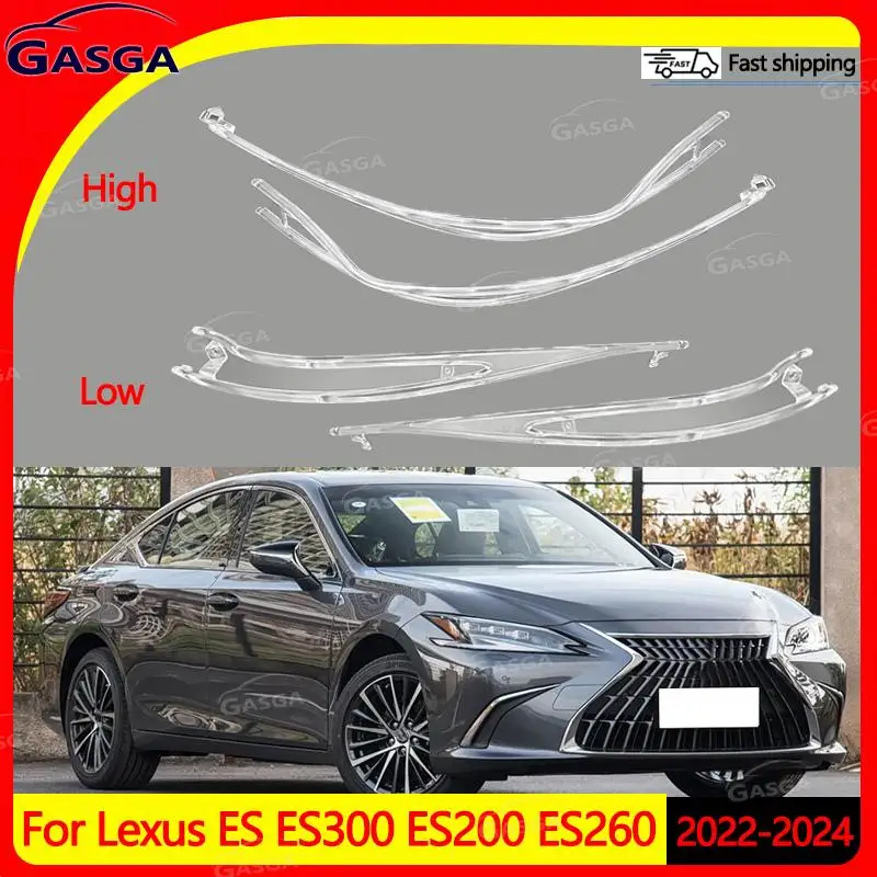 Фото GASGA для Lexus ES 2022 2023 2024: Ангельские глазки, аксессуары для автомобиля, трубчатая полоса DRL для фар, световодная пластина дневных ходовых огней №1