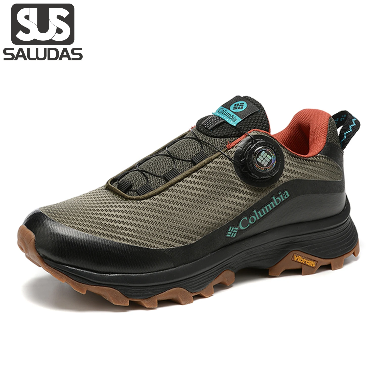 

SALUDAS Trekking Shoes Men Trail Running Shoes Anti-Slip Wear-Resistant Outdoor Mountain Camping Hiking Sneakers for Men