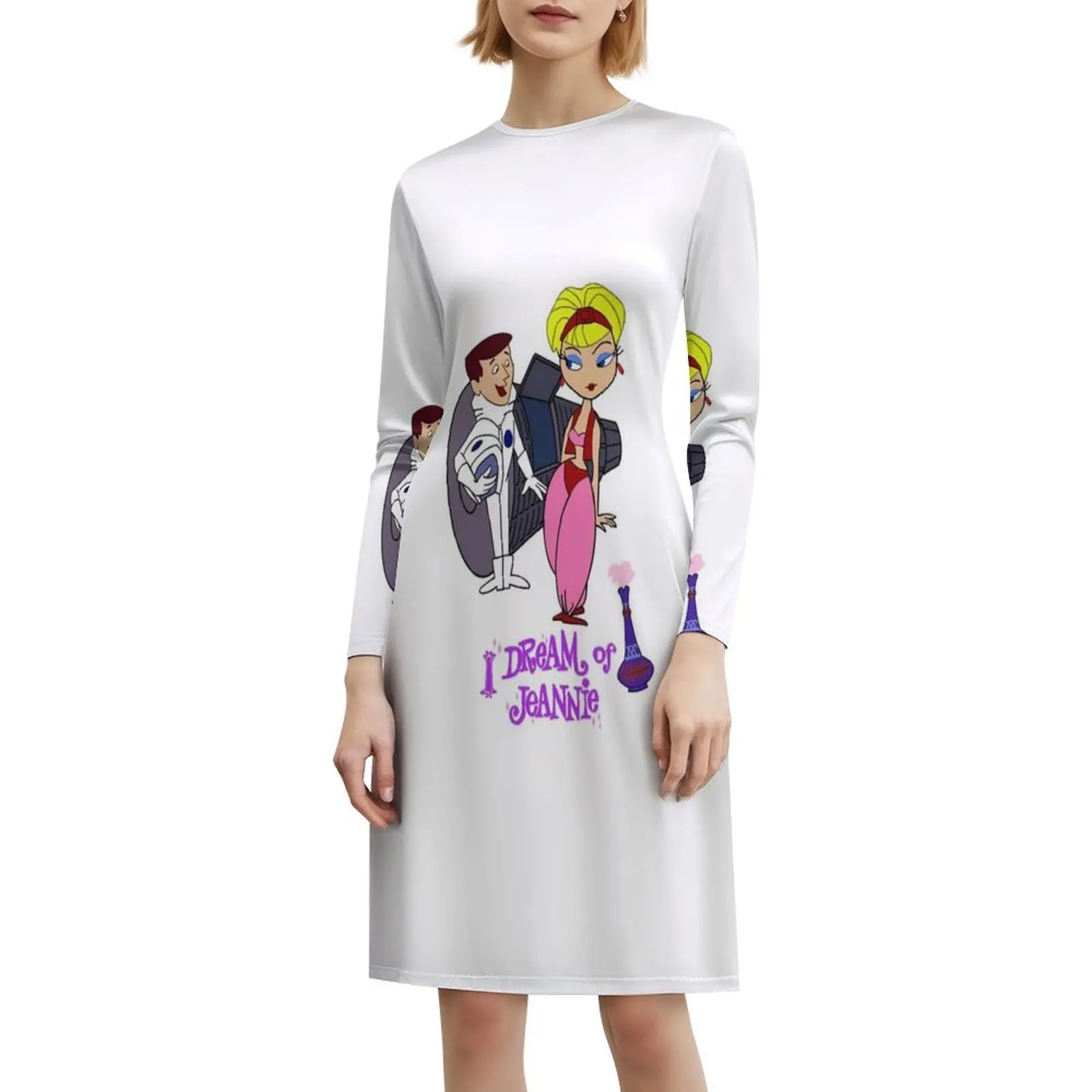 Мои любимые люди Dream Of Jeannie, крутые графические подарки, богемное платье без рукавов, пляжное праздничное платье с несколькими принтами My (art.: 3920d34eb52cf) - 3920d34eb52cf