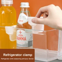 refrigerator storage partition board free combination plastic bottle can snap type shelf sorting partition board kitchen tools