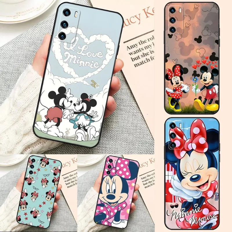 

Disney Mickey Mouse Phone Case For Huawei P50 P50Pro P40 P30 P20 P10 P9 Pro Plus P8 Psmart Z 2022 Nova 8I 8PRO 8SE Cover
