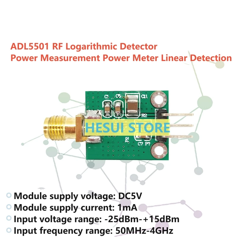 ADL5501 модуль детектора мощности RF 50M-4G измеритель мощности линейное Обнаружение
