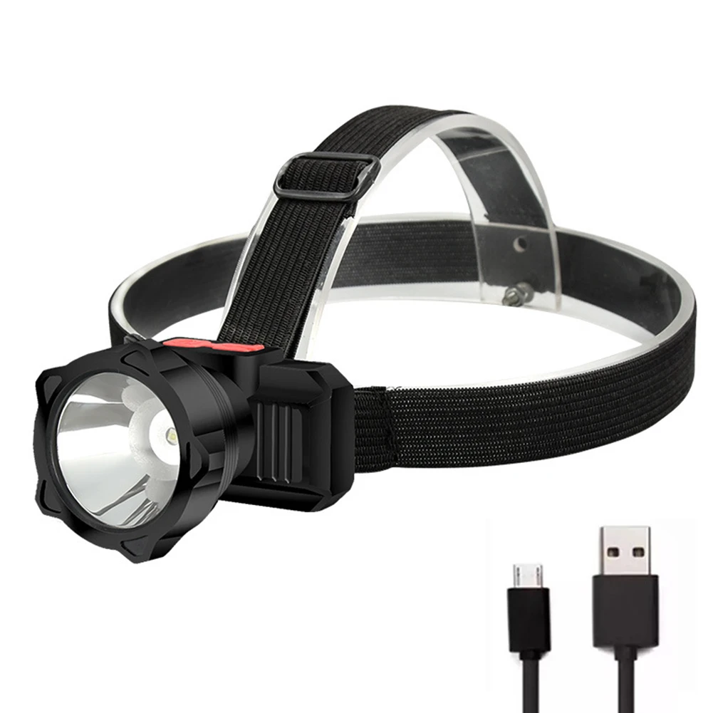 

Portable Night Fishing LED Headlight 1200mAh Built-in Battery USB Rechargeable Waterproof Headlamp Head-Wear Flashlight