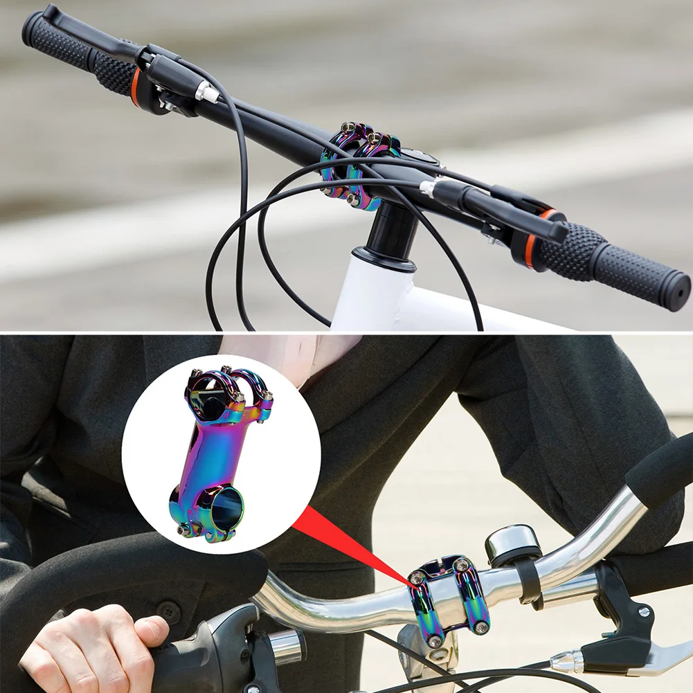 

31.8 Bike Stem 60mm 100mm 7 Degree/17 Degree Bicycle Handlebar Stem Riser Aluminum Alloy for 31.8mm Handlebar MTB Road Bike Part