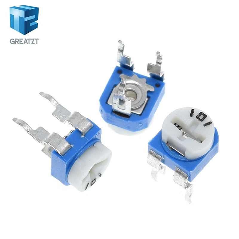 Подрезной потенциометр GREATZT RM065 верхняя Регулировка 100R-1M WH06-2 переменных