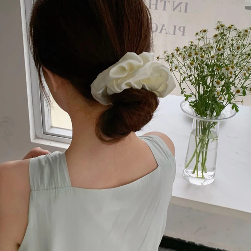 Резинка для волос женская эластичная мягкая резинка прически конский хвост