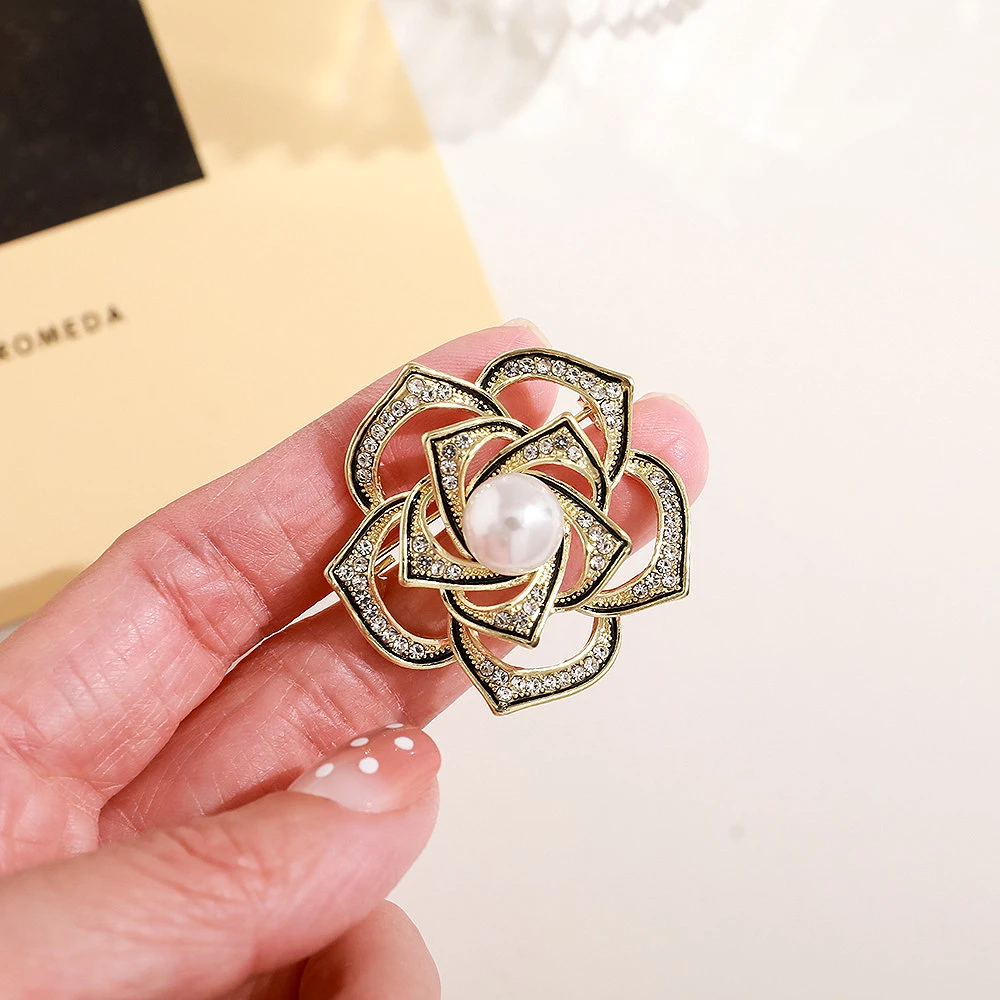 Женский Цветочный Аксессуар 35x36 мм, аксессуар для платья, пальто, платья, булавка для пояса платья, булавка с пряжкой