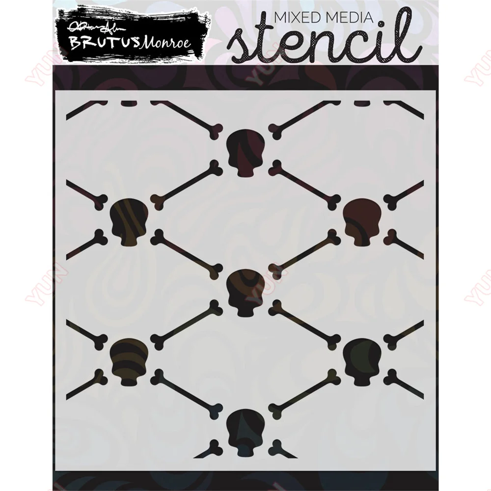 Яркие штампы на Хэллоуин четырехъядерный рисунок Сумка с костями трюк или