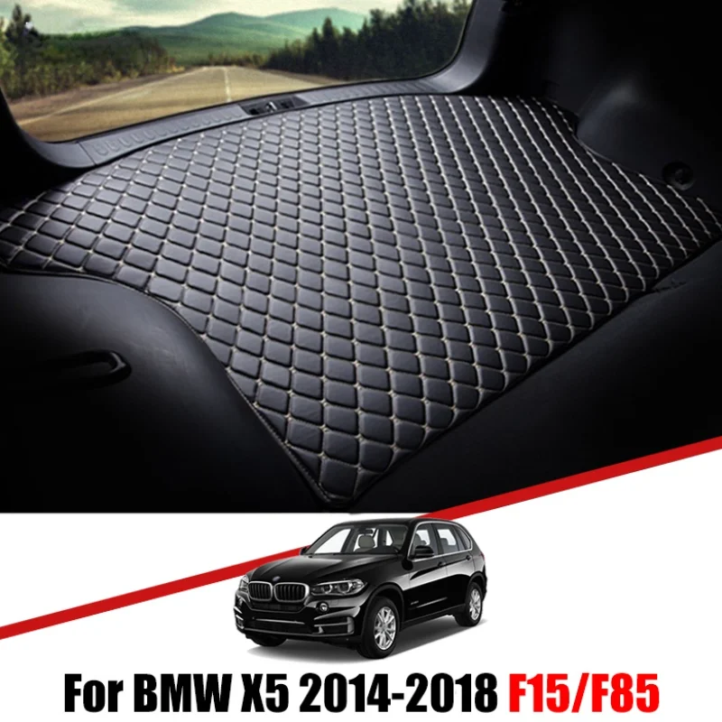 

Car Trunk Storage Pads Leather For BMW X5 F15 2014 2015 2016 2017 2018 Cargo Tray Rear Cover Waterproof Floor Mat Accessories