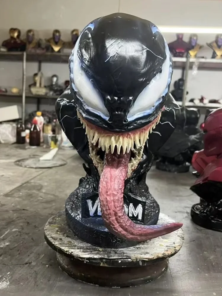 В наличии 1:1 фигурка Marvel Venom Gk бюст изделия из смолы коллекция декоративных