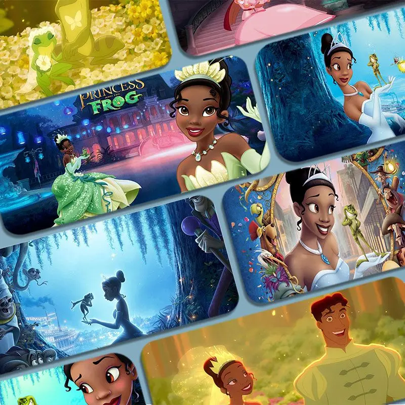 

Disney The Princess and the Frog 80x30cm XL Lockedge Keyboard Mat Table Mat Students Gamer Desktop Mousepad Gaming Mouse Pad