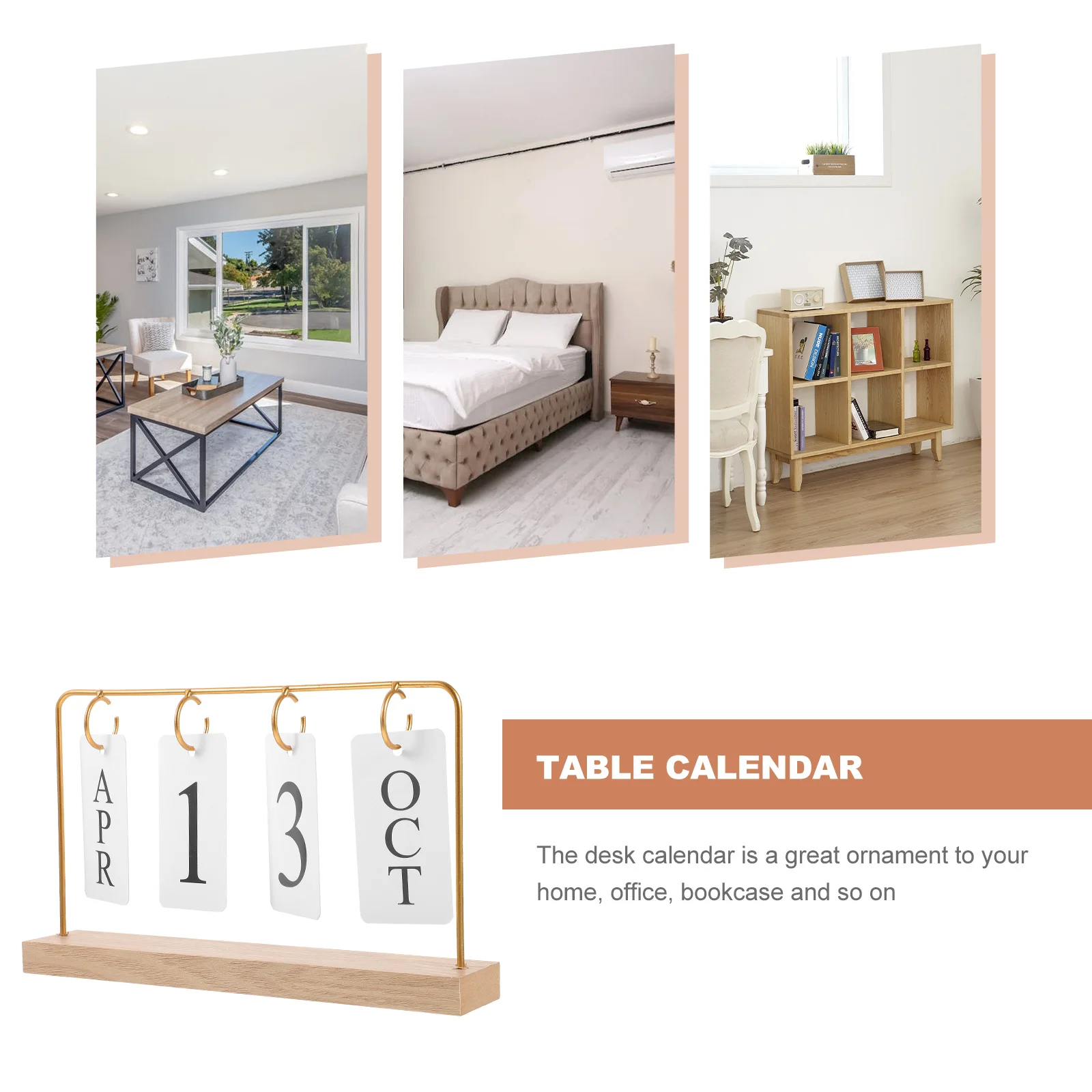 Календарь обратного отсчета на 2024 год настольный планировщик、 Вечный