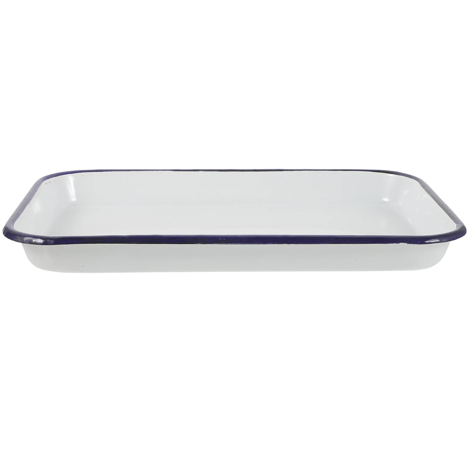 

Bread Tray Wear-resistant Oven Pan Pancake Baking Kitchen Heat-resistant Restaurant Enamel Pie Non-stick