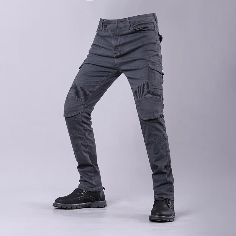 

Новые мотоциклетные брюки для езды на открытом воздухе, мужские и женские эластичные мото джинсы для отдыха, мотоциклетные брюки с наколенниками, защитное снаряжение